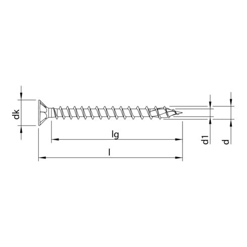 HECO-TOPIX-plus 4,5 x 70, vis de pose, HECO-Drive, FTV, A3K, 200 pcs.