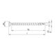 HECO-TOPIX-plus 5,0 x 70, tête fraisée, HD-25, FTV, A3K, 200 pcs.-2
