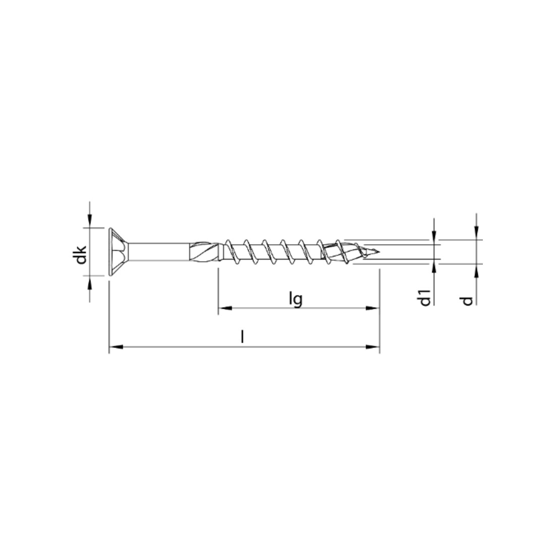 HECO-TOPIX-plus 5,0 x 70, tête fraisée, HECO-Drive, FP, A3K, 100 pcs.