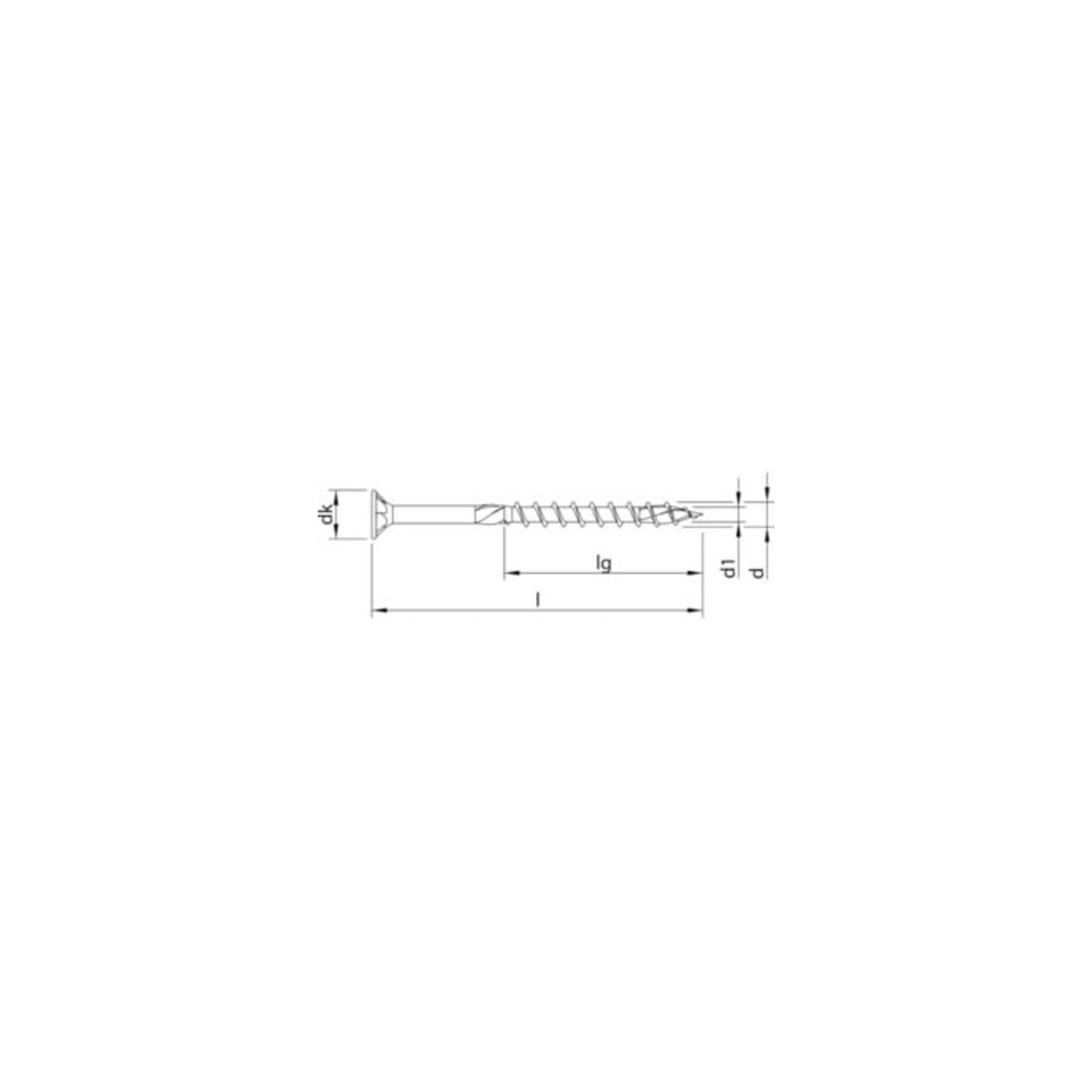 HECO-TOPIX-plus 6,0 x 100, tête fraisée, HD-25, FP, A3K, 100 pcs.