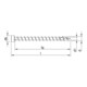 HECO-TOPIX-plus 6,0 x 200, Zylinderkopf, T-Drive, VG, A3K-4