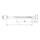 HECO-TOPIX-plus 6,0 x 280, tête fraisée, HD-25, FP, A3K, 100 pcs.-1