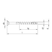 HECO-TOPIX-plus 6,0 x 80, Senkkopf, HECO-Drive, TG, A3K-2