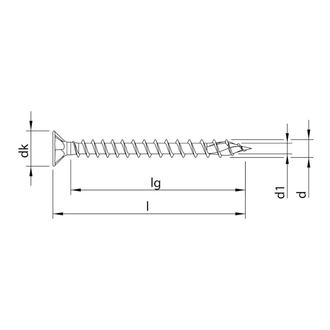 HECO-TOPIX-plus 6,0 x 80, tête fraisée, Pozi-Drive, FTV, A3K, 100 pcs.