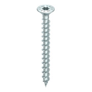 HECO Vis à tête fraisée TOPIX-plus, T-Drive, filetage complet, zinguée bleue, A3K-2