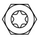 HECO-TOPIX-plus 8,0 x 60, tête hexagonale combinée, tête hexagonale + T-Drive, FT, A3K, 100 pcs. (HTP-T-H-FT-8,0x60/52)-4