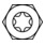 HECO-TOPIX-plus Tête hexagonale, hexagone + T-Drive, VG, A3K-4