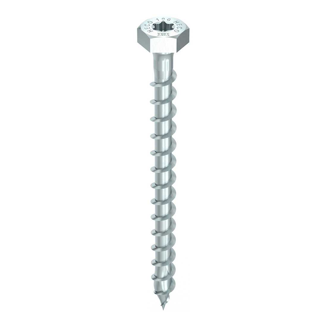 HECO-TOPIX-plus 8,0 x 80, Sechskantkopf, Sechskant + T-Drive, VG, A3K