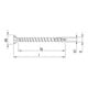 HECO-TOPIX-plus A2 3,0 x 25, verzonken kop, Pozi-Drive, VVG