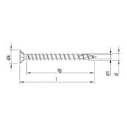 HECO-TOPIX-plus A2 3,5 x 25, Senkkopf, Pozi-Drive, VVG-2