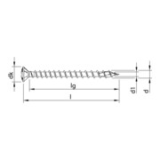 HECO-TOPIX-plus A2 3,5 x 30, Linsenkopf, Pozi-Drive, VVG-2