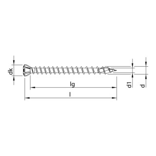 HECO-TOPIX-plus A2 Dielenschraube, Linsenkopf, T-Drive, VVG