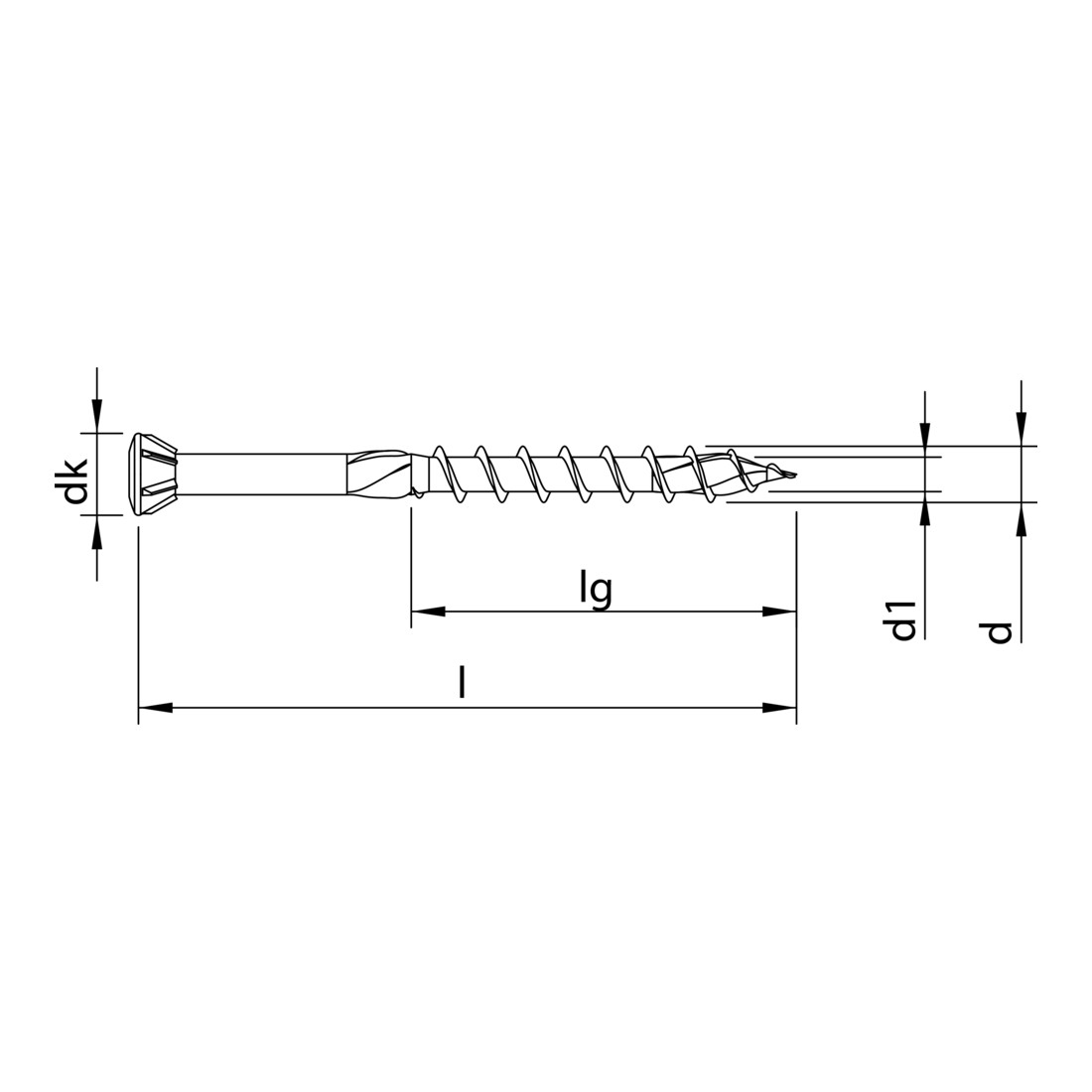 HECO-TOPIX-plus A2 Glasleistenschraube, T-Drive, TG