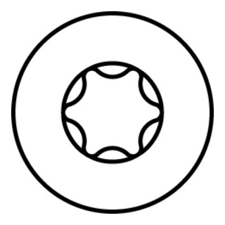 HECO-TOPIX-plus A2 Tête ronde, T-Drive, VVG