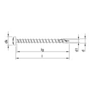 HECO-TOPIX-plus A2 4,0 x 30, Rundkopf, Pozi-Drive, VVG-2