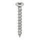 HECO-TOPIX-plus A2 4,5 x 40, vis pour ferrures, tête fraisée, HECO-Drive, FTV, 500 pcs. (HTP-S-HS-VFT-4,5x40/35)