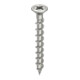 HECO-TOPIX-plus A2 4,5 x 40, vis pour ferrures, tête fraisée, Pozi-Drive, FTV, 500 pcs. (HTP-S-HS-VFT-4,5x40/35-PZ2)-1