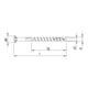 HECO-TOPIX-plus A2 5,0 x 60, vis terrasse, tête fraisée, HECO-Drive, FP, 200 pcs. (HTP-S-DS-PT-5,0x60/36)-2