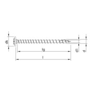 HECO-TOPIX-plus A2 8,0 x 100, Tellerkopf, T-Drive, VG-3