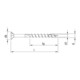 HECO-TOPIX-plus A2 8,0 x 280, Senkkopf, HECO-Drive, TG
