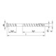 HECO-TOPIX-plus A4 5,0 x 60, vis terrasse, tête fraisée bombée, HECO-Drive, FST, 200 pcs. (HTP-S-DS-ST-5,0x60/35-A4)-2