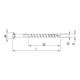 HECO-TOPIX-plus A4 5,0 x 70, Terrassenschr., Senkkopf, HECO-Drive, TG