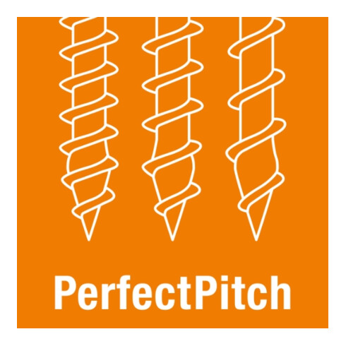 HECO-TOPIX-plus Beschlagschraube 3,5 x 30, Senkkopf mit Frästaschen, T-Drive, Vollgewinde, verzinkt blau, A3K