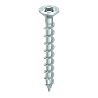 HECO-TOPIX-plus Beschlagschraube 4,5 x 40, Senkkopf, Pozi-Drive, Variables Vollgewinde, verzinkt blau, A3K