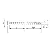 HECO-TOPIX-plus CombiConnect 8,5 x 100, Zylinderkopf, T-Drive, UKG, A3K-2