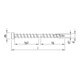 HECO-TOPIX-plus CombiConnect 8,5 x 100, Zylinderkopf, T-Drive, UKG, A3K