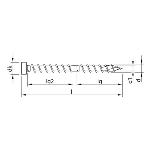 HECO-TOPIX-plus CombiConnect 8,5 x 300, Zylinderkopf, T-Drive, UKG, A3K