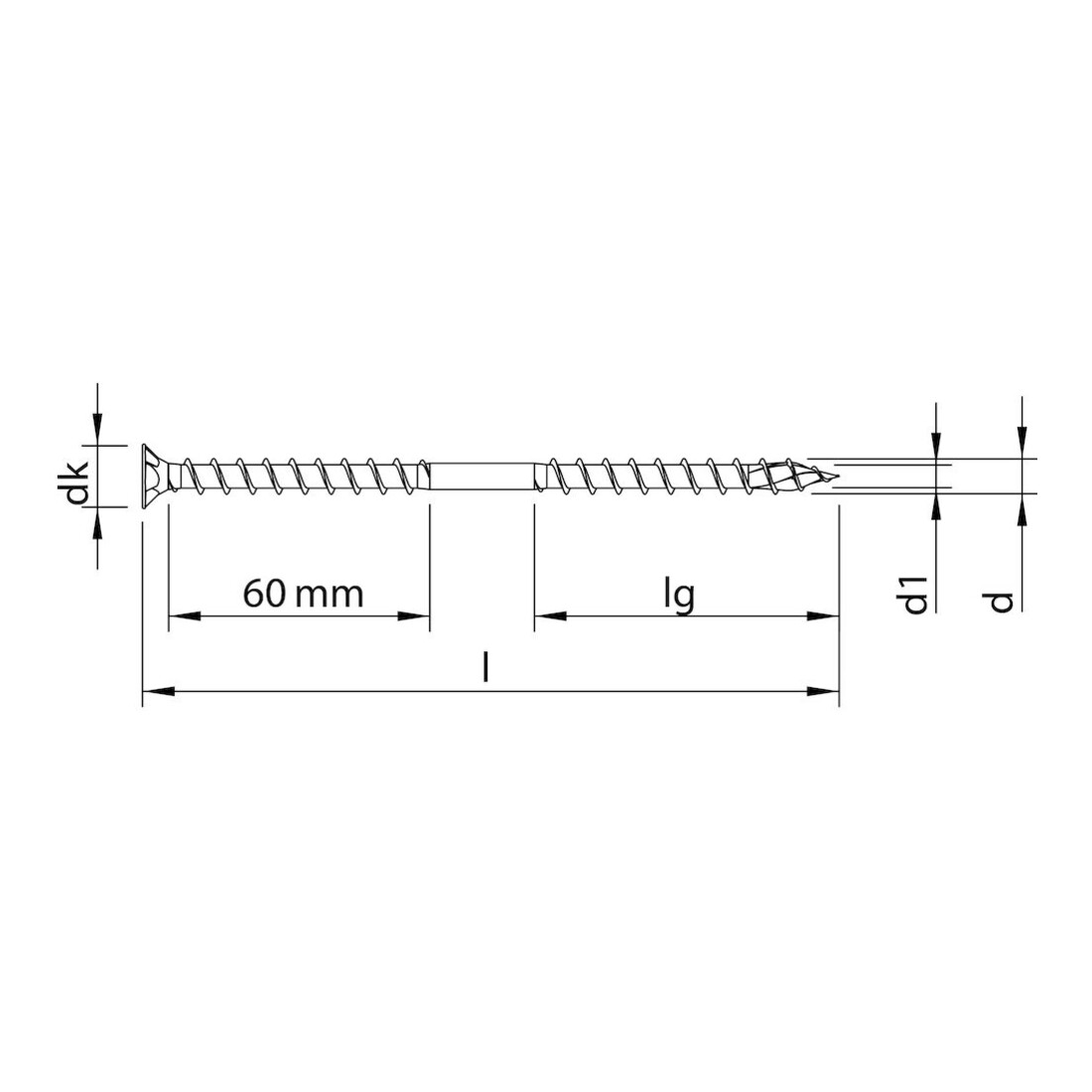 HECO-TOPIX-plus Therm 8,0 x 330, Senkkopf, HECO-Drive, UKG, A2K