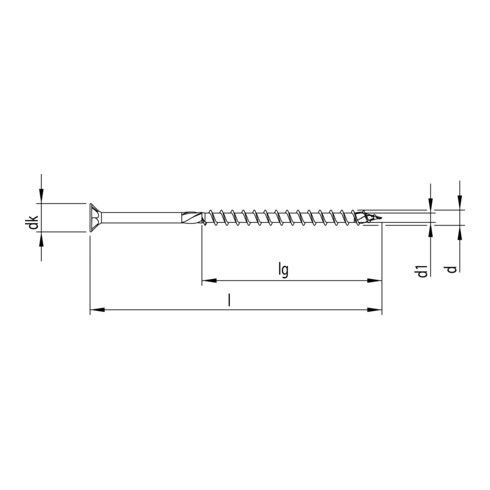 Heco UNIX-top Senkkopf T-Drive TG A2K