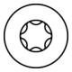 Heco UNIX-top Dielenschraube Linsenkopf T-Drive VG-4