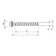 HECO Vite a testa esagonale con rondella MULTI-MONTI-plus SSK 16,0 x 130 + cono A2K-2