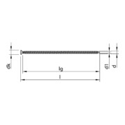 HECO-WR-T 9,0 x 400, tête fraisée, T-Drive, FT, DC-DP1, 50 pcs. (WR-T-9X400)