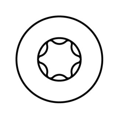 HECO-WS-T 7,0 x 113, tête fraisée cylindrique, T-Drive, FST, A2K, 100 pcs. (WS-T-7X113)