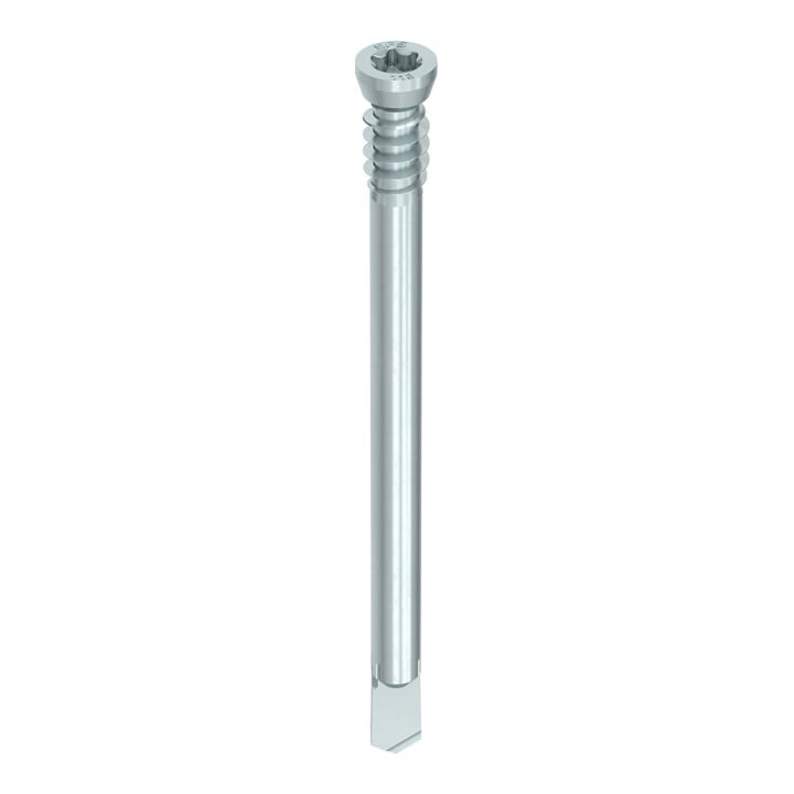 HECO Cheville à tige WS-T, tête cylindrique fraisée, T-Drive, filetage UK, zingué bleu, A2K, revêtement glissant