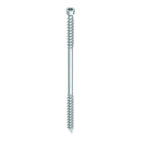HECO Zylindersenkkopf WT-T 8,2 x 160, T-Drive, UK-Gewinde, verzinkt blau, A3K