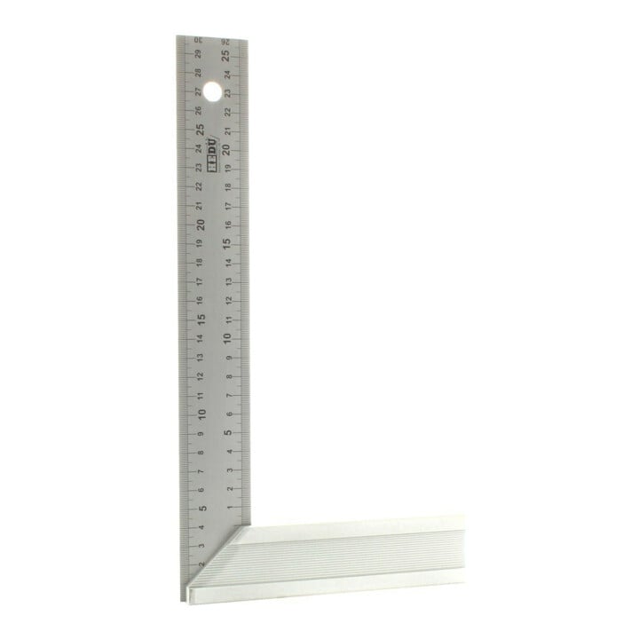 Hedue Équerre alu 300 mm B030 avec onglet