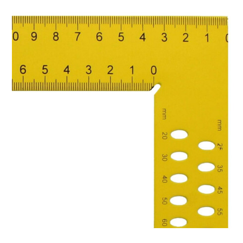 Hedue Équerre d'angle 700 mm avec traceur Hedü