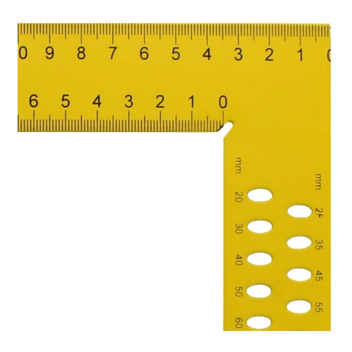 Hedue Équerre d'angle 700 mm avec traceur Hedü