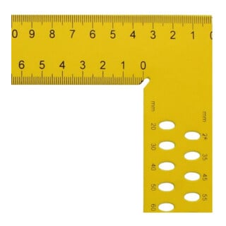 Hedue Équerre Zimmermann 800 mm avec traceur Hedü