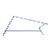 Hedue Gabarit d'angle pour escaliers 48 rails T512