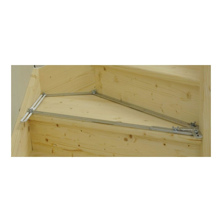 Hedue Gabarit d'angle pour escaliers 48 rails T512