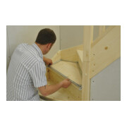 Hedue Gabarit d'angle pour escaliers 48 rails T512-4