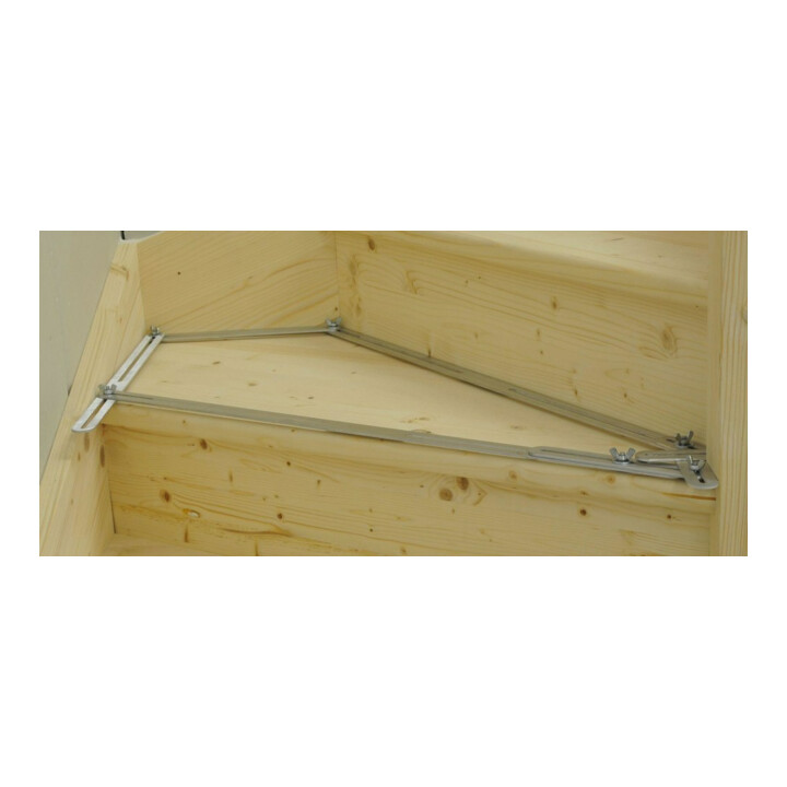 Hedue Treppen-Winkelschablone 48 Schienen T512
