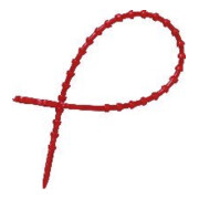 Heidem HEIDEMANN Attache polyvalente 200 mm rouge (réutilisable)