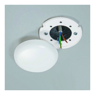 HEIDEMANN Boîte de distribution plafond blanche plate ronde 100 × 22 mm