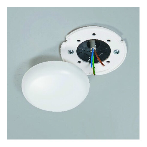 HEIDEMANN Boîte de distribution plafond blanche plate ronde 100 × 22 mm